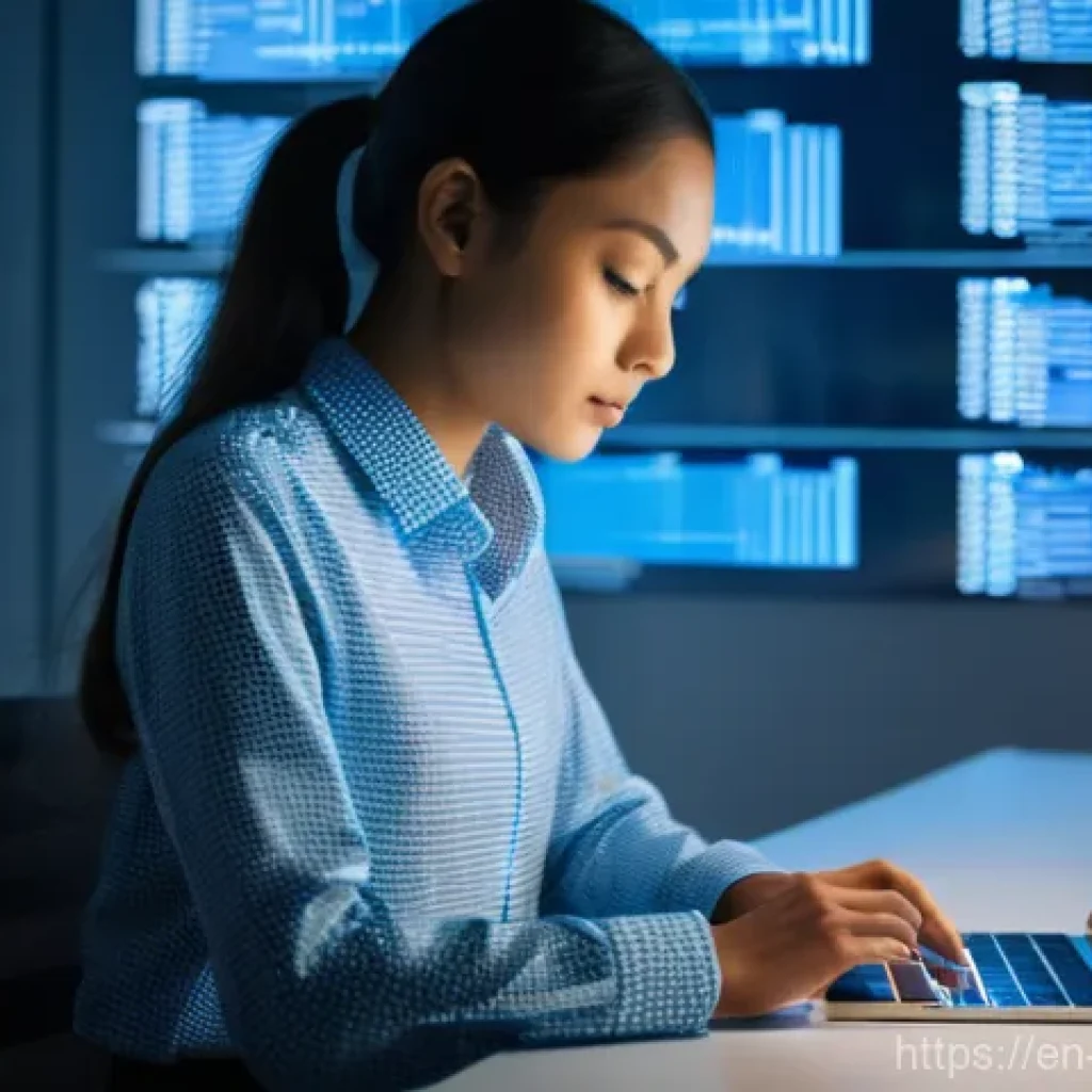 빅데이터 분석가가 읽어야 할 추천 도서 - **Prompt: "A focused young data analyst, dressed in smart-casual business attire (e.g., a crisp butt...