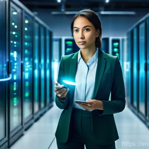 Home 17 빅데이터 분석가 초보자를 위한 가이드 - **A Curious Data Detective:** A professionally dressed, diverse female data analyst in her late 20s ...